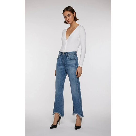 3x1 Austin Crop‎ Byrd Straight Leg Jeans Size 27 - Picture 1 of 9